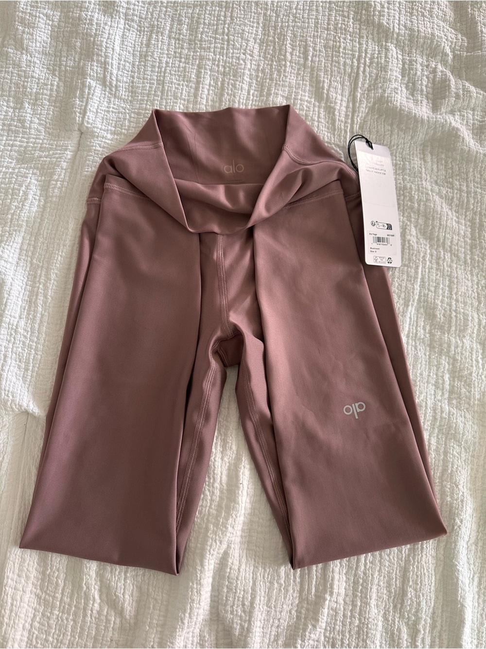 ALO Yoga High-Rise 7/8 Leggings in Mushroom Pink Airlift NWT